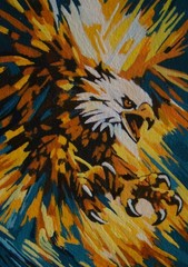 Incoming! ACEO 2.5″x3.5″ Original Acrylic Painting