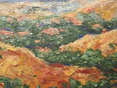 BERRYHILL OIL PAINTING VINTAGE 1960’S AMERICAN IMPRESSSIONIST CHUNKY LANDSCAPE