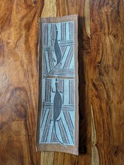 Original Vintage Aboriginal Bark Painting