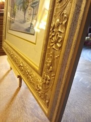 Framed And Matted Original Watercolor Signed Barb Starner