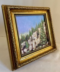 Jemez Mountains New Mexico Original Landscape Painting Framed Southwest Art