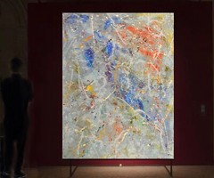 Pollock/Richter style￼ Professional Painting 81” X 62”(6ft 9in)Abstract Modern