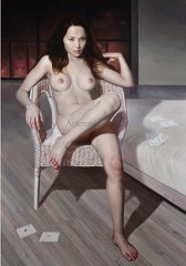 Erotic Art Nude Pin Up Girl Passion of Love Erotica Collection Canvas Print 319