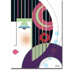 Geisha by Ishita Banerjee Gallery Wrapped Canvas Giclee Artwork (32 in x 24 in)
