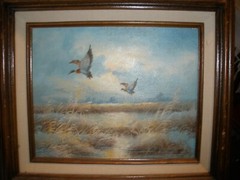 Framed Painting of Pheasants signed by Patrick 14″ x 12″