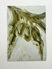 Olive Botanical Wall Accent Tiny Painting for Dining Room Wall Decorating 4×6”