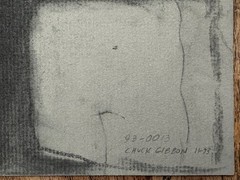 CHUCK GIBBON ALBUQUERQUE N.M. PORTRAIT DRAWING ON PAPER 12″ X 13.75″ 1993