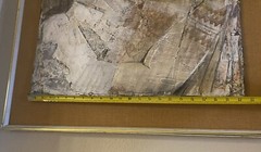 Mid Century Modern L. Biro Signed Mixed Media Impasto Acrylic Painting