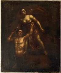 FINE ANTIQUE 18TH CENTURY OLD MASTER BAROQUE OIL PAINTING ITALIAN SCHOOL 1700s