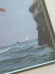 Deryck Foster, R.S.M.A. Limited Print 1984 Royal Navy Brig Framed Heritage House