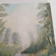 Original Art Acrylic Painting On Canvas COA By Juan Corral Signed 11” X 14”