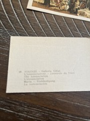 Uffizi Gallery 20 Paintings * Souvenir Cards Historic Florence / Tuscany, Italy