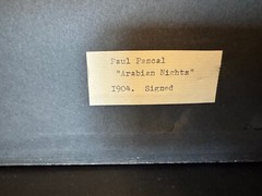 Antique 1904 Paul Pascal Signed Painting Orientalist Scene 1 of 2