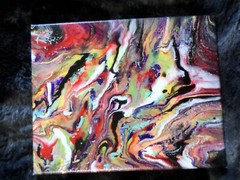 „Tucan Sam“ By LMS Acrylic Fluid Art Denver Colorado
