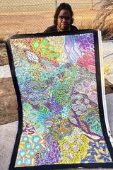 Karen Bird Ngale. Highly collectable Aboriginal art. Inc,COA and Photo’s