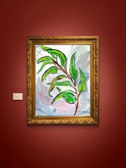 Eucalyptus Original Expressionism Acrylic Abstract Canvas Board 11×14