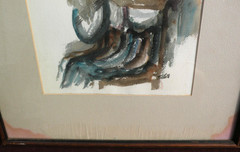 New Orleans Louisiana art PAIR watercolor paintings French Quarter musicians