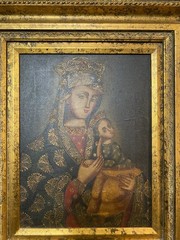 Mary and Jesus Genuine Oil Hand Painting From Peru