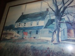 Runulph Bye Watercolor Painting “Country House” Framed Print Country Living!