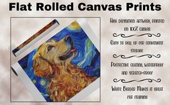 4th July Fireworks American Staffordshire Canvas Gift Patriotic Dog Wall Décor