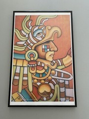 Stevon Lucero “Squatting Eagle” Denver Artist Signed Print
