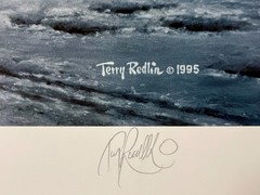 TERRY REDLIN – A HELPING HAND 18.5″ X 32″ S/N LITHOGRAPH w/COA