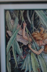 FRAMED VINTAGE 1990’S CICELY MARY BARKER FAIRY FLOWER SERIES: THE WILLOW FAIRY
