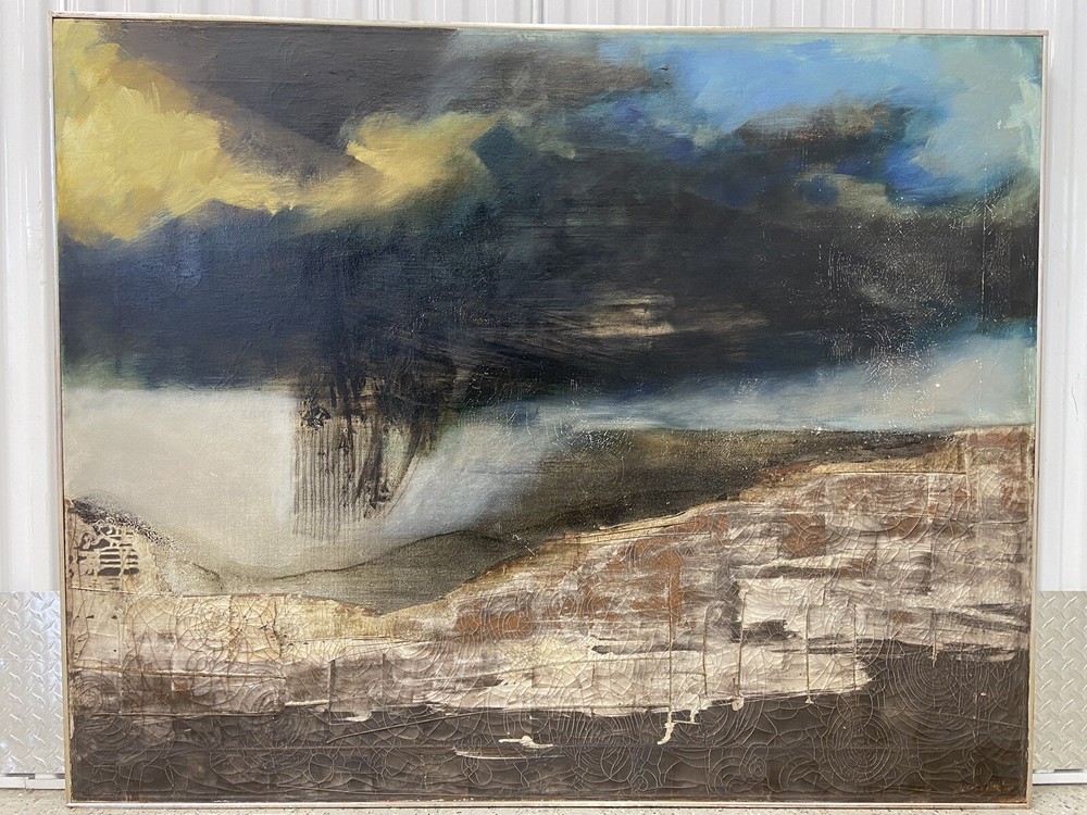 CECIL CASEBIER (American 1922-96) “Glass Mountain #2” O/C 48” x 60” See Photos