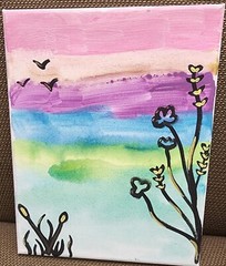 Hand Painted Watercolor