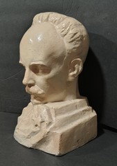 Jose Marti Antique Sculpture Jose Marti Bust Antique Cuban Sculpture