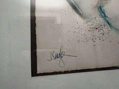 Jerry Seagle Signed WATERCOLOR BIRDS Framed With Matted Austin Texas Artist
