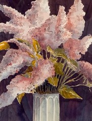 Jane Flury Original Floral Watercolor