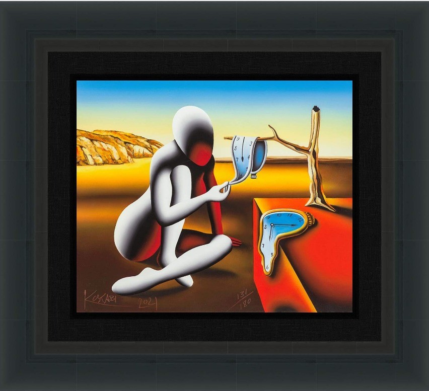 Mark Kostabi „Time will tell“ (2021) Limited Edition Giclee