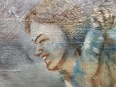 No.: 382 expressionism oil painting artwork painting oil painting city portrait