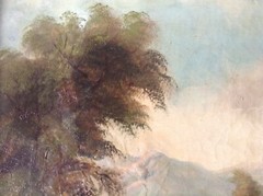 Jean-Victor BERTIN circle – Antique Neoclassical Oil 1800’s – Arcadian Landscape