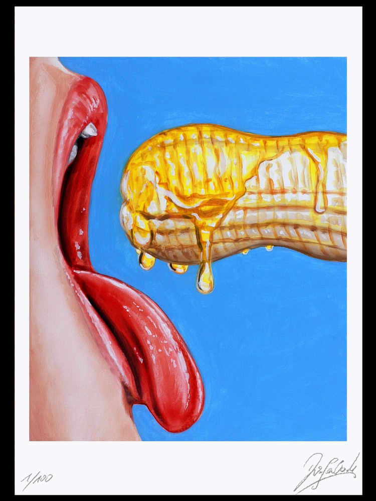 Unique Art Graphic of Original Painting, Grafica, Gráfico, Graphic, NO PHOTO!