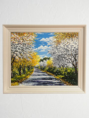 Petals on the Wind Original Acrylic Painting 20″x16″ Unframed or Framed