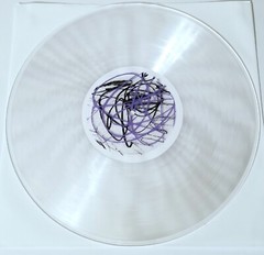 BRIAN BELOTT SIGNED FINGER PAINTING SOUND SCRIBBLES 12″ VINYL ABSTRACT ART NYC