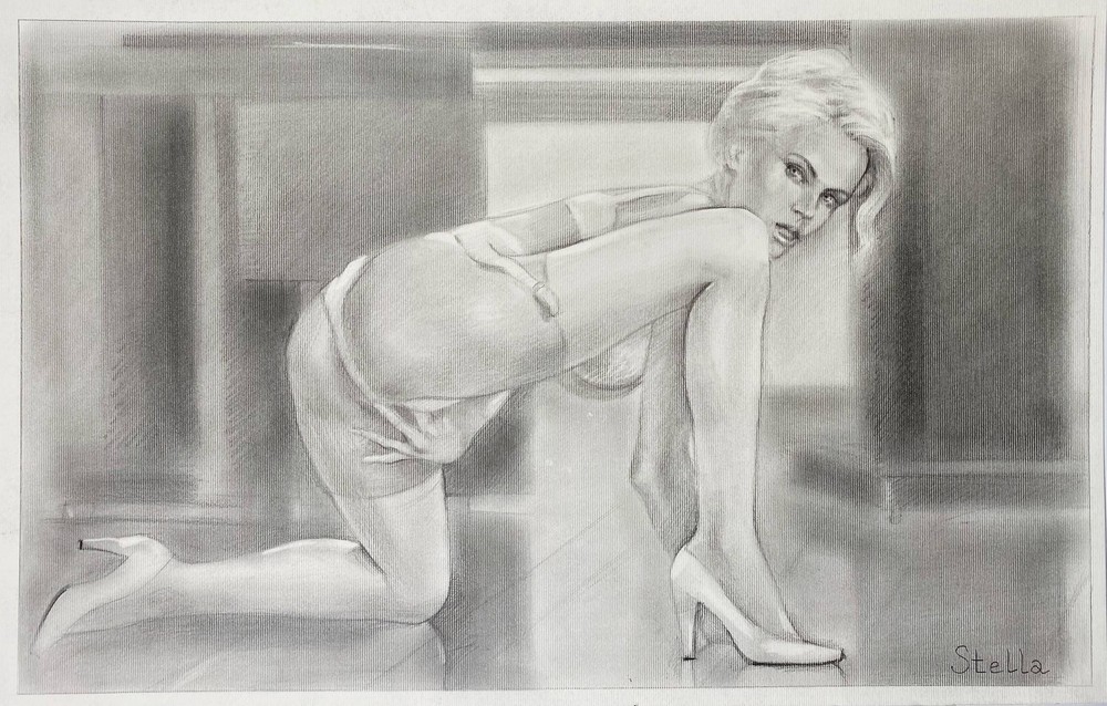 Nude nude naked woman woman nue femme nude drawing drawing design – 173
