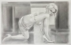 Nude nude naked woman woman nue femme nude drawing drawing design – 173