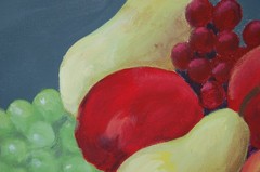Vtg 1990’s Original Signed Carmen Girata Basket With Fruits Oil Painting 20X16