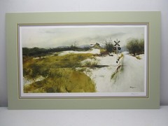 Philip Jamison „RAILROAD CROSSING“ 1980 Signed & Numbered Print 283/950