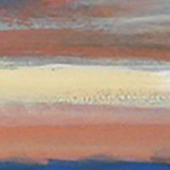 LANDSCAPE Oil painting contemporary 8×8 UKRAINE