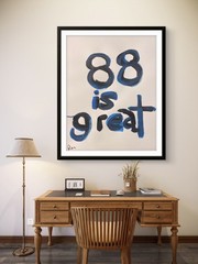88 is great 1X 14″ Neo Impressionist Acrylic Painting Paper