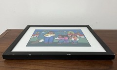 Signed Original Painting by El Salvador Artist FRANCISCA HUEZO Framed Teacher