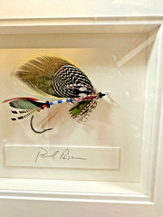 BEAUTIFUL Fly Fishing painting salmon fly Quality sporting tackle LURE 28″