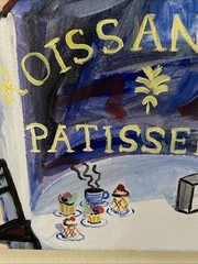 Croissant D’Or Bakery French Quarter New Orleans Louisiana Painting K C Jones