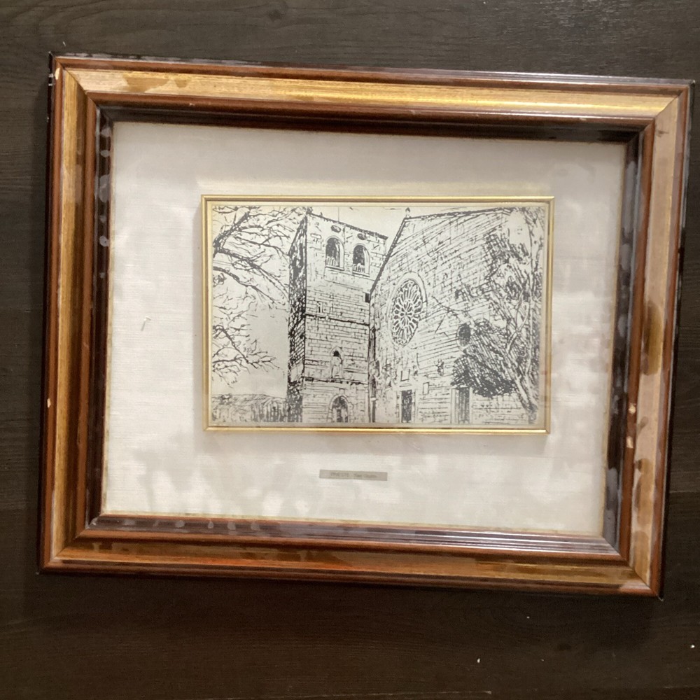TRIESTE- San Giusto Painting Framed Size 18×15