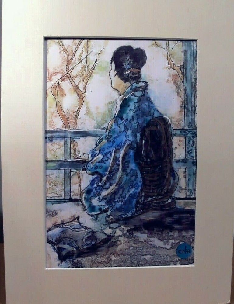Cho Cho San Madama Butterfly Opera Puccini Tempera/Watercolor On Paper C. Mcadam
