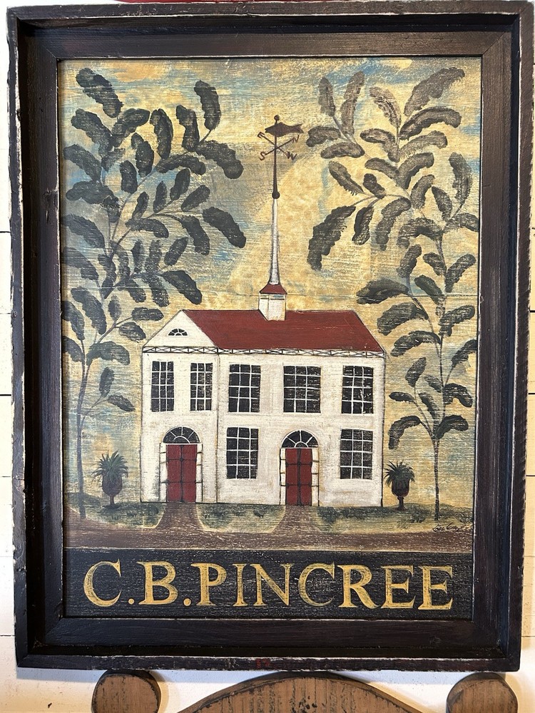 Kathy Graybill-Folk Art Painter-ORIGINAL Artwork-C. B. Pincree 21×27